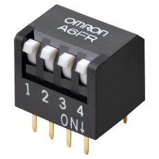 【A6FR-2101】DIP SWITCH  2POS  SPST  PIANO KEY  TH