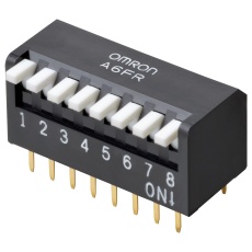 【A6FR-0104】DIP SWITCH  10POS  SPST  PIANO KEY  TH
