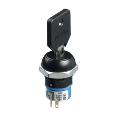 【LK68NB126N3】KEYLOCK SWITCH  DPDT  2 POS  4A  125VAC