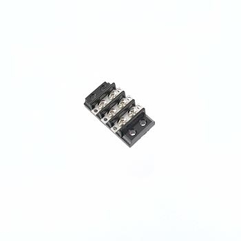 【ML-24-3P】中継用ねじ式端子台 M2.6バインドねじ 8mmピッチ 2列 6A 250V 3極 はんだ付けラグ付き