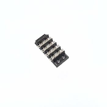【ML-24-4P】中継用ねじ式端子台 M2.6バインドねじ 8mmピッチ 2列 6A 250V 4極 はんだ付けラグ付き