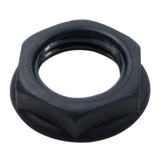 【CL1408】NUT  6.35MM JACK SOCKET  BLACK