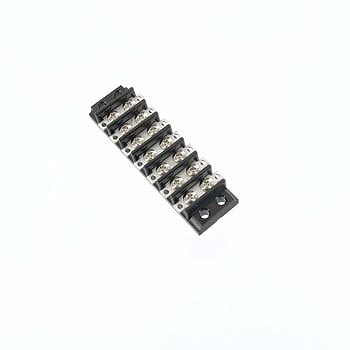 【ML-24-7P】中継用ねじ式端子台 M2.6バインドねじ 8mmピッチ 2列 6A 250V 7極 はんだ付けラグ付き