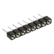 【310-47-108-41-001000】SIP SOCKET  8POS  2.54MM  THROUGH HOLE