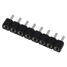 【315-47-108-41-001000】SIP SOCKET  8POS  2.54MM  THROUGH HOLE