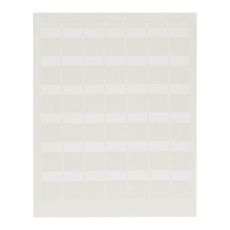 【S100X150YAJ】WIRE MARKER PET 25.4MM X 38.1MM WHT