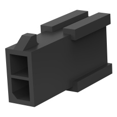 【794616-2】PLUG HOUSING  2POS  NYLON 66/6  BLACK