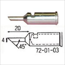 【720103】こて先150・150オート用先端3mm角度45度