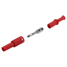 【CT2989-S-2】4MM BANANA PLUG  36A  RED