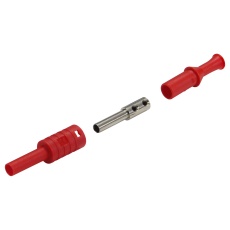 【CT3134-2】4MM BANANA JACK  36A  RED