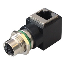 【PXMBNI12RAF08XRJM16】ADAPTOR M12 RECEPTACLE-RJ45 JACK