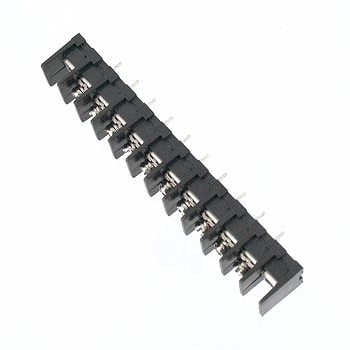 【ML-40-S1BXF-10P】基板用ねじ式端子台 M3フリーねじ 7.62mmピッチ 10A 250V 10極 ねじ止め