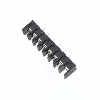 【ML-40-S1BXF-6P】基板用ねじ式端子台 M3フリーねじ 7.62mmピッチ 10A 250V 6極 ねじ止め