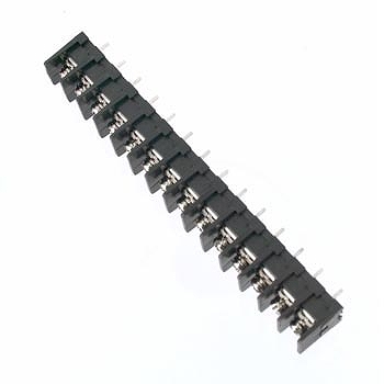 【ML-40-S1BYF-14P】基板用ねじ式端子台 M3フリーねじ 7.62mmピッチ 10A 250V 14極