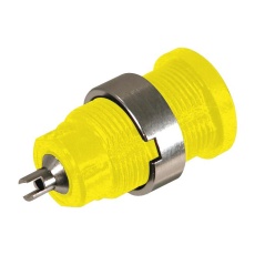 【CT2242-4】CONN  BANANA  JACK  25A  SOLDER  YEL