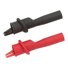 【5916B/POM】ALLIGATOR CLIP  4MM BANANA PLUG  BLK/RED