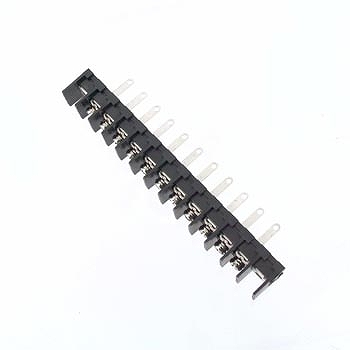 【ML-50-S1AXF-11P】貫通型ねじ式端子台 M4フリーねじ 10.16mmピッチ 15A 250V 11極 裏側はんだ付け端子