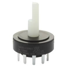【R20407RN02Q】ROTARY SWITCH  2P  4POS  5A  125VAC