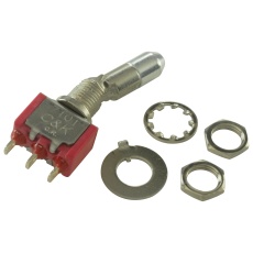 【7101SDCQE】TOGGLE SWITCH  SPDT  5A  120VAC  THT
