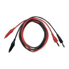 【TL 5A】TEST LEAD  ALLIGATOR CLIP-PLUG  BLK/RED