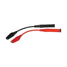 【TL LCR】TEST LEAD  ALLIGATOR CLIP-PLUG  BLK/RED