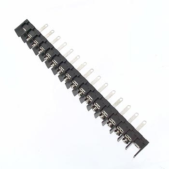 【ML-50-S1AXF-15P】貫通型ねじ式端子台 M4フリーねじ 10.16mmピッチ 15A 250V 15極 裏側はんだ付け端子