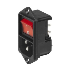 【4302.2101】POWER ENTRY CONN  PLUG  10A  PANEL