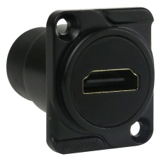 【AC-HDMI-RRB】ADAPTER  HDMI TYPE D RCPT-RCPT  PANEL