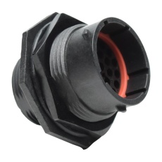 【RTS716N26P03】CIRCULAR CONNECTOR  RCPT  26POS  JAM NUT