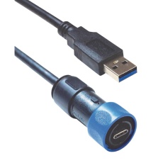 【PXP4040/C/A/2M00】USB CABLE  3.1 A-C PLUG  2M  BLACK