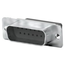 【205206-9】D-SUB HOUSING  PLUG  15POS  STEEL