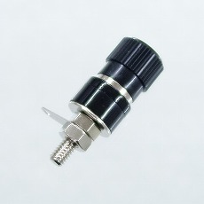 【T-375-12-B】絶縁ターミナル 3.8mm 取付孔φ8.7mm 黒