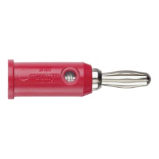 【1325-02】CONN  BANANA  PLUG  15A  SCREW  RED