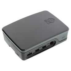 【PI4B_CASE_BLK/GRY】OFFICIAL RPI 4B CASE  BLACK/GREY