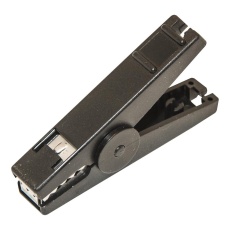 【BU-112-0.】MINI ALLIGATOR CLIP  16MM  BLACK  30A