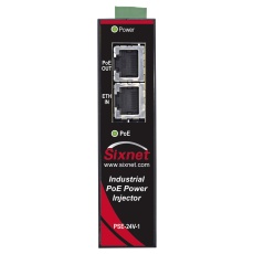 【EB-PSE-24V-1B】POE INJECTOR  RJ45  DIN RAIL/PANEL