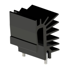 【693-75】HEAT SINK W/CLIP ALUM ALLOY TO-220