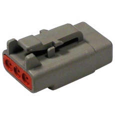 【DTM06-3S】AUTOMOTIVE HOUSING  PLUG  3POS  7.5A