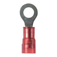 【PNF18-8R-3K】RING TERMINAL  NYLON INSULATED  22 - 18 AWG  #8 STUD SIZE  FUNNEL ENTRY 07AH2252