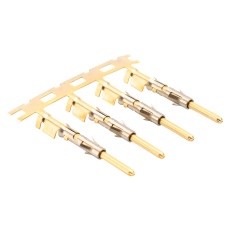 【SP16M2F】PIN CONTACT  STAMPED  SIZE 16 GOLD FLASH OVER NICKEL  WIRE RANGE.75-1.5MMｲ  18-16 AWG  WITH 3 TANGS 98AC7945