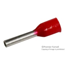 【1241002-1】TERMINAL  WIRE FERRULE  17AWG  RED