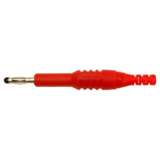 【FCR6381R】CONN  4MM BANANA PLUG   10A  RED