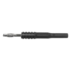 【BU-32101-0】4MM BANANA JACK - PLUG ADAPTER  BLACK
