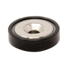 【E1100/NEO/BLK/F】POT MAGNET  16MM X 5.2MM  NEODYMIUM  BLK