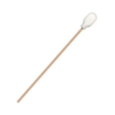 【812-50】FOAM OVER COTTON SWAB  0.5inch  WOOD