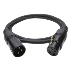 【FC619101】CABLE  3P  XLR PLUG-XLR SOCKET  1M