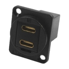 【CP30212M3B】USB ADAPTER  2 PORT  TYPE C RCPT-PLUG