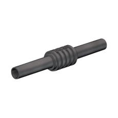 【66.9123-21】TEST ACCESSORY  INSULATED BANANA COUPLER  4MM  BLACK 23AH8795