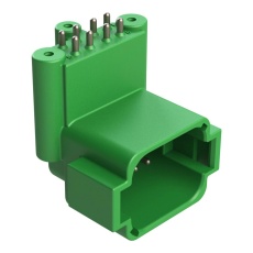 【ATF13-08PC-BM33.】BOARD MOUNT HEADER  RIGHT ANGLE  AT  8 PIN  3X SCREW BOSS  EXTENDED HEIGHT  TIN PLATE 28AH8604
