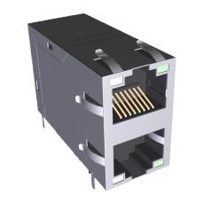 【ARJM21A-J3752ZZEWCB】RJ45 CONN  MAGJACK  8P8C  2PORT
